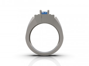 man signet ring 12 3D Принт Модель