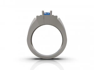 man signet ring 12 3D Print Model