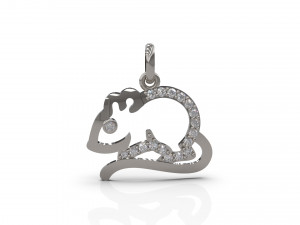 rat pendant 23 3D Print Model