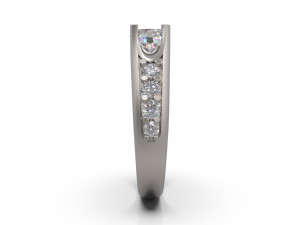 woman solitaire ring 44 Modello di stampa 3D