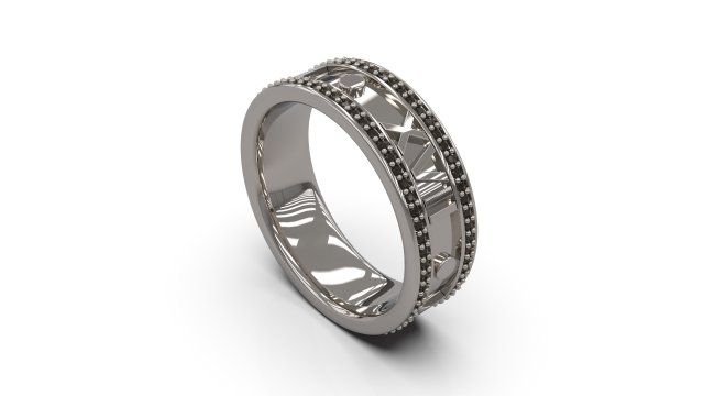 man band ring 13 3D 프린트 모델 .c4d .max .obj .3ds .fbx .stl .blend 