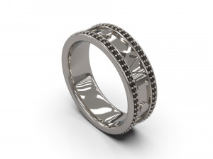 man band ring 13 Model Cetak 3D