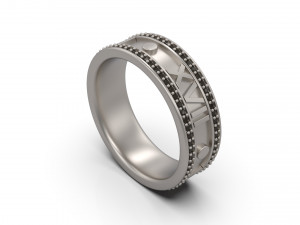 man band ring 13 3D 프린트 모델