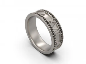 man band ring 13 3D Print Model