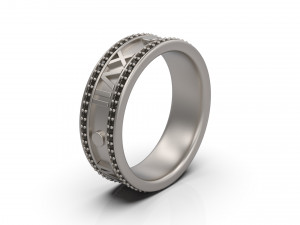 man band ring 13 3D 프린트 모델