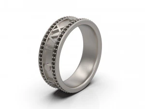 man band ring 13 3D Print Model