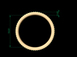 man band ring 13 3D Print Model