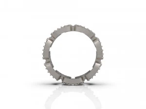 woman band wedding ring 47 3D Print Model