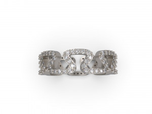 woman band wedding ring 47 3D Baskı Modeli