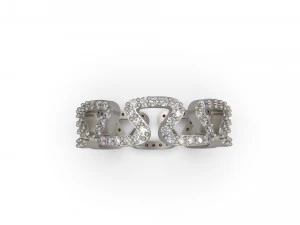woman band wedding ring 47 3D Print Model