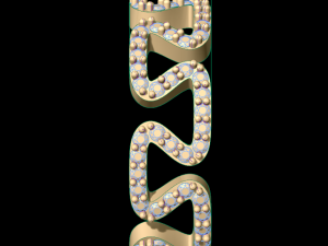 woman band wedding ring 47 3D Baskı Modeli
