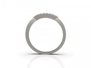 woman wedding solitaire ring 48 3D Print Model