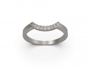 woman wedding solitaire ring 48 Modèles 3D en vedette