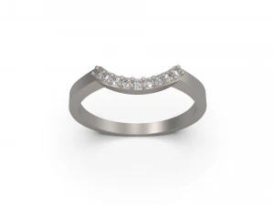 woman wedding solitaire ring 48 3D Print Model