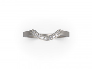 woman wedding solitaire ring 48 Modèles 3D en vedette