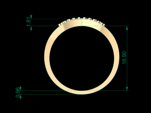 woman wedding solitaire ring 48 Modèles 3D en vedette