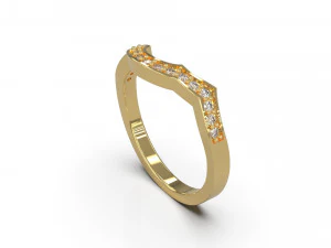 pierścionek z pasjansem dla kobiet 50 Model do druku 3D