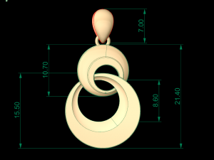pendant 25 Model do druku 3D