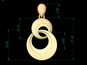 pendant 25 3D Print Model
