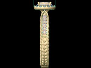 woman solitaire wedding ring 52 3D Print Model