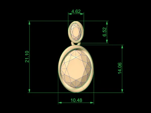pendant 27 3D Print Model