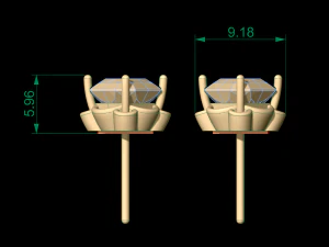earring 17 3D Print Model