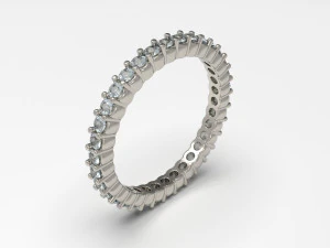 woman wedding ring 55 3D Print Model