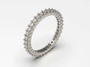 woman wedding ring 55 3D Print Model