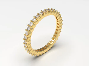 woman wedding ring 55 3D Print Model