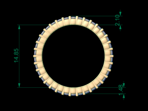woman wedding ring 55 Modèles 3D en vedette