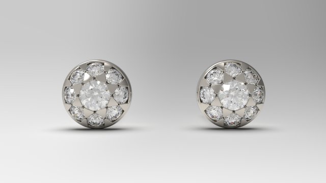 earring 19 3D printmodel .c4d .max .obj .3ds .fbx .stl .blend 