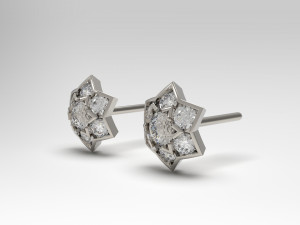 star earring 20 3Dプリントモデル