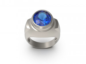 man signet ring 14 3D 프린트 모델