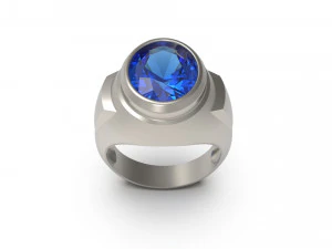 man signet ring 14 3D Print Model
