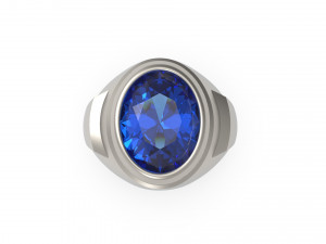 man signet ring 14 3D 프린트 모델