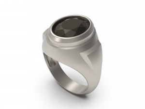 man signet ring 14 3D 프린트 모델