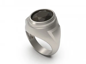 man signet ring 14 3D Print Model