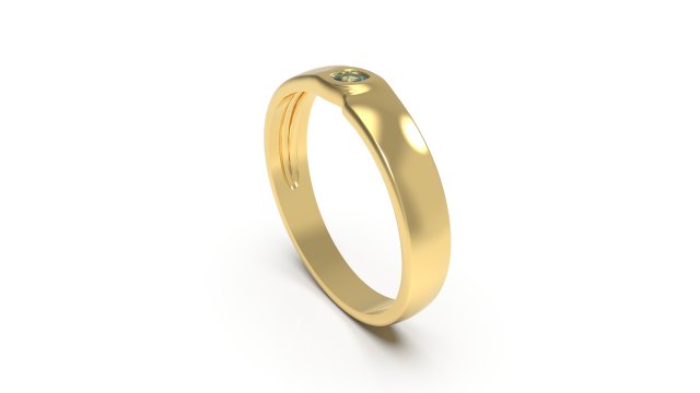 woman wedding band ring 58 3D Print Model .c4d .max .obj .3ds .fbx .stl .blend 