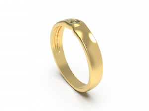 woman wedding band ring 58 3D Print Model