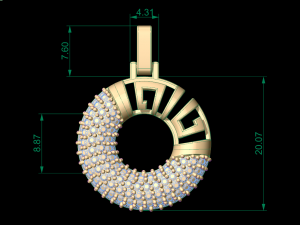 pendant 33 3D Принт Модель