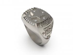 man signet ring 15 3Dプリントモデル