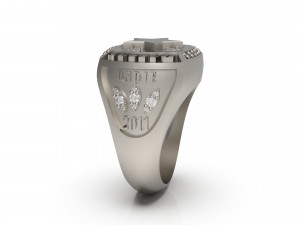 man signet ring 15 3D Принт Модель