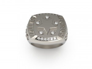man signet ring 15 3D Принт Модель