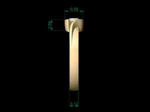 woman solitaire ring 62 Modelo de Impressão 3D