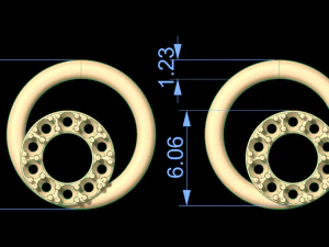 earring 21 3D Print Model