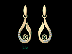 earring 22 3D-Druckmodell