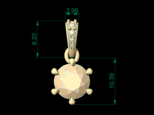 pendant 34 Modello di stampa 3D