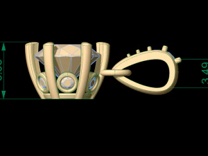 pendant 34 3D Print Model