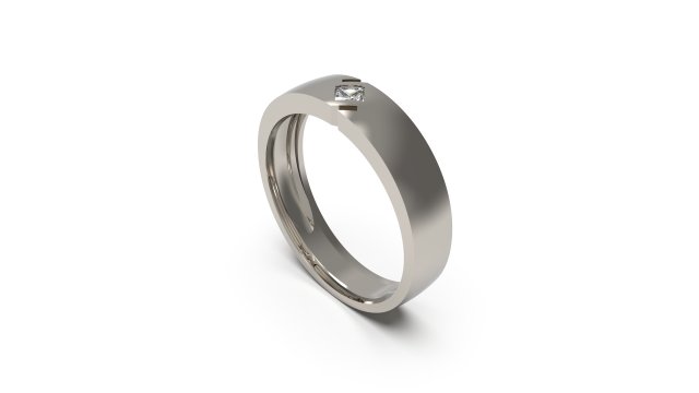 woman band wedding ring 65 Modello di stampa 3D .c4d .max .obj .3ds .fbx .stl .blend 