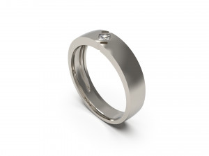 woman band wedding ring 65 3D 프린트 모델